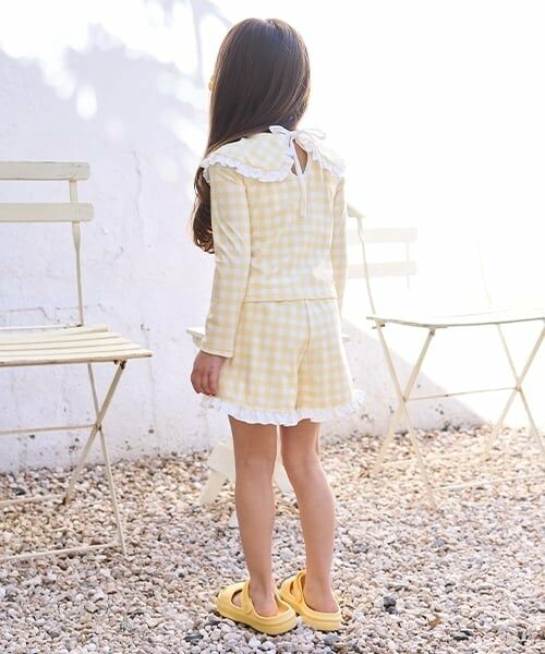 Lycee mine / リセマイン 水着・スイムグッズ | 【SWIM】【UV加工】アソート総柄衿付きフリルラッシュガード＆パンツセット | 詳細10