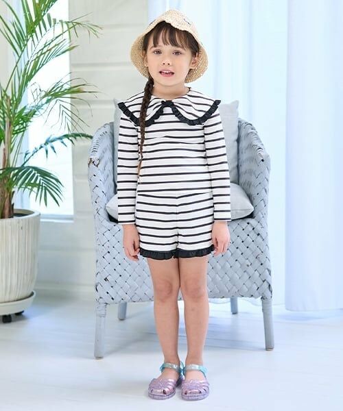 Lycee mine / リセマイン 水着・スイムグッズ | 【SWIM】【UV加工】アソート総柄衿付きフリルラッシュガード＆パンツセット | 詳細16