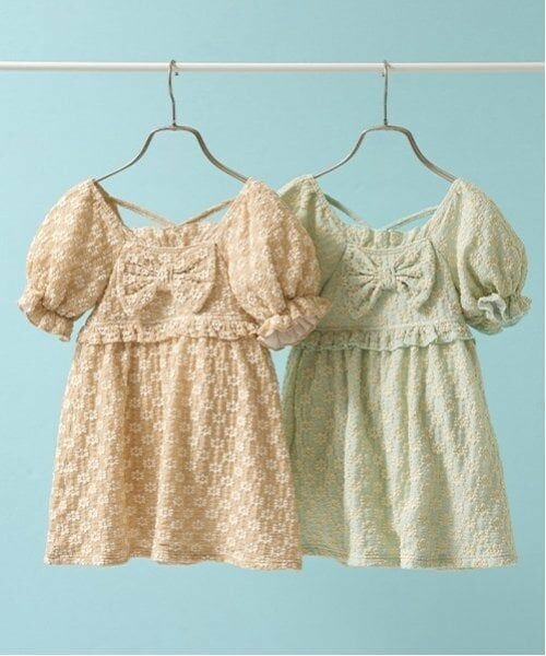 Lycee mine / リセマイン 水着・スイムグッズ | 【SWIM】【水着】【UV加工】フラワージャガードワンピース風セパレート | 詳細1