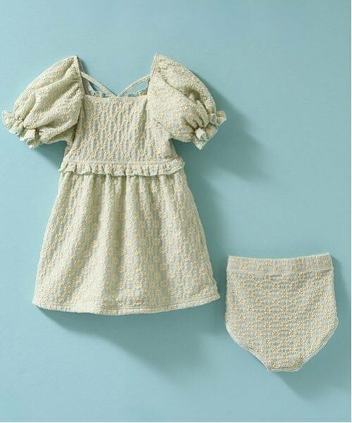 Lycee mine / リセマイン 水着・スイムグッズ | 【SWIM】【水着】【UV加工】フラワージャガードワンピース風セパレート | 詳細3