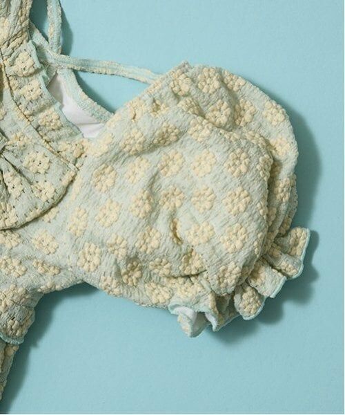 Lycee mine / リセマイン 水着・スイムグッズ | 【SWIM】【水着】【UV加工】フラワージャガードワンピース風セパレート | 詳細6