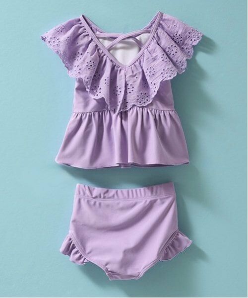 Lycee mine / リセマイン 水着・スイムグッズ | 【SWIM】【水着】【UV加工】ラウンドレース付きワントーンセパレート | 詳細2