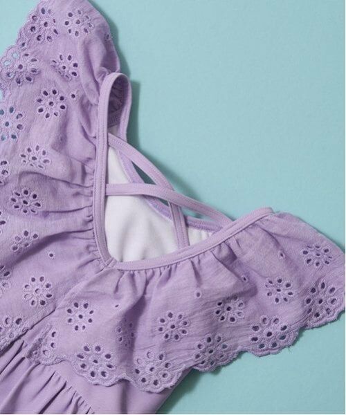 Lycee mine / リセマイン 水着・スイムグッズ | 【SWIM】【水着】【UV加工】ラウンドレース付きワントーンセパレート | 詳細4