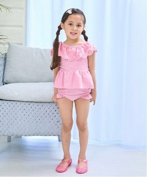 Lycee mine / リセマイン 水着・スイムグッズ | 【SWIM】【水着】【UV加工】ラウンドレース付きワントーンセパレート | 詳細8