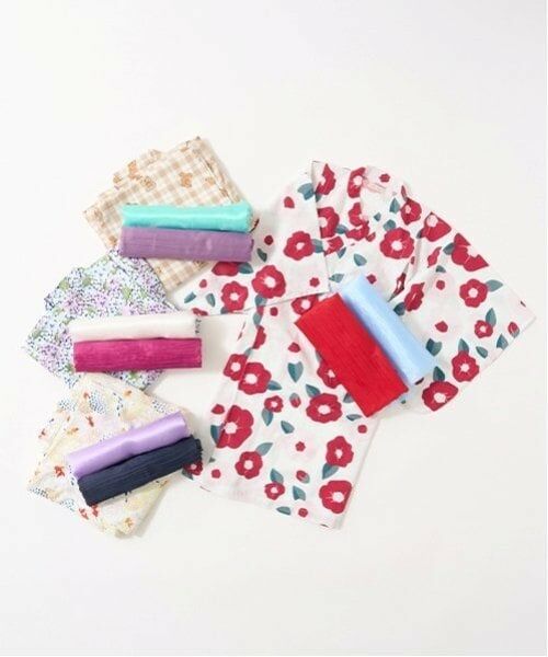 Lycee mine / リセマイン 着物・浴衣・小物類 | 【浴衣】すぽっと着やすい♪ 柄アソート・ワンピースタイプ(帯2枚セット) | 詳細1