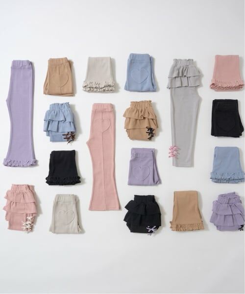 Lycee mine / リセマイン その他パンツ | 【ともパン】裾ふりふりギャザーフレアパンツ | 詳細18