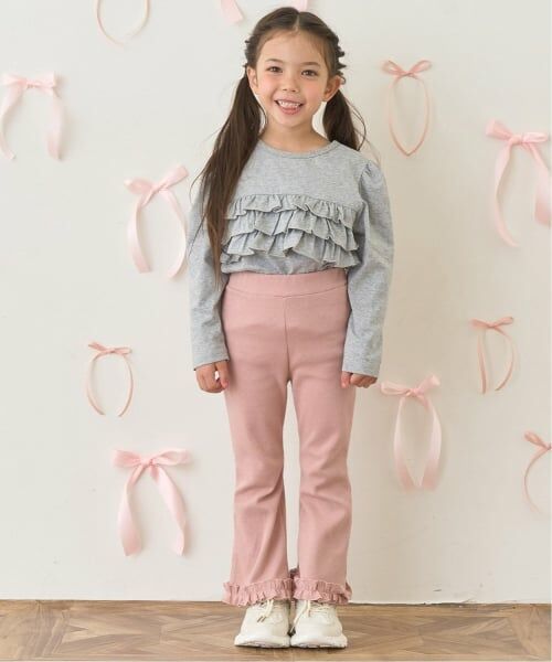 Lycee mine / リセマイン その他パンツ | 【ともパン】裾ふりふりギャザーフレアパンツ | 詳細21