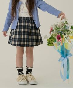 Lycee mine / リセマイン ショート・ハーフ・半端丈パンツ | アソートチェック・ランダムプリーツスカート(インパン付き)