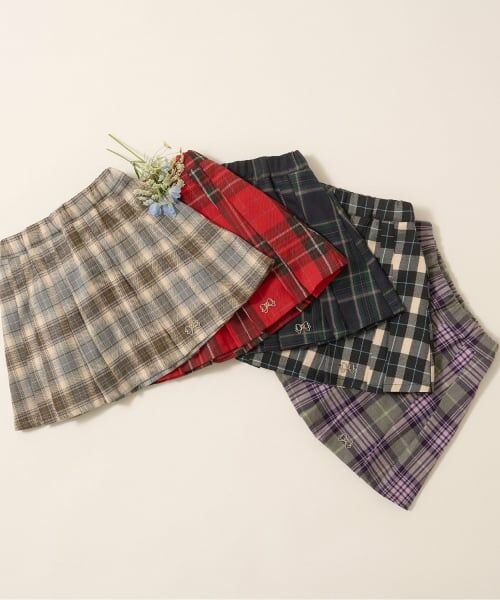 Lycee mine / リセマイン ショート・ハーフ・半端丈パンツ | アソートチェック・ランダムプリーツスカート(インパン付き) | 詳細13