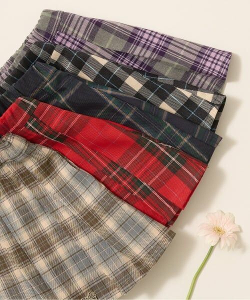 Lycee mine / リセマイン ショート・ハーフ・半端丈パンツ | アソートチェック・ランダムプリーツスカート(インパン付き) | 詳細15