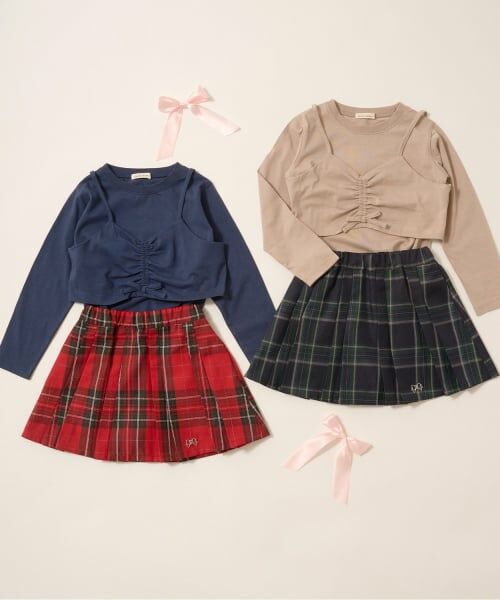 Lycee mine / リセマイン ショート・ハーフ・半端丈パンツ | アソートチェック・ランダムプリーツスカート(インパン付き) | 詳細19