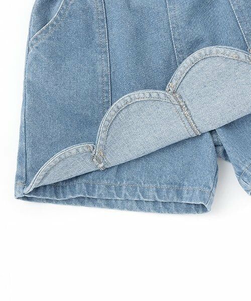 Lycee mine / リセマイン ショート・ハーフ・半端丈パンツ | ストレッチデニムスカラップスカパン | 詳細10