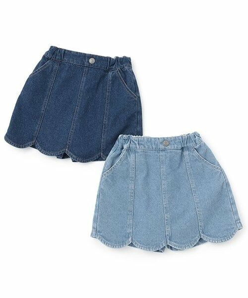 Lycee mine / リセマイン ショート・ハーフ・半端丈パンツ | ストレッチデニムスカラップスカパン | 詳細12