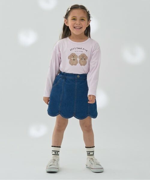 Lycee mine / リセマイン ショート・ハーフ・半端丈パンツ | ストレッチデニムスカラップスカパン | 詳細21