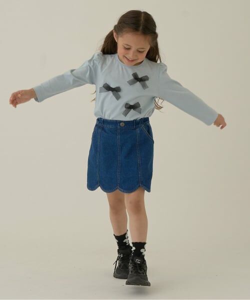 Lycee mine / リセマイン ショート・ハーフ・半端丈パンツ | ストレッチデニムスカラップスカパン | 詳細24