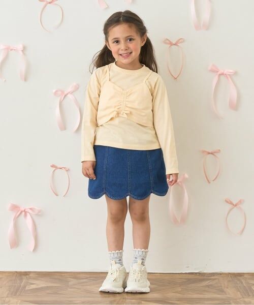 Lycee mine / リセマイン ショート・ハーフ・半端丈パンツ | ストレッチデニムスカラップスカパン | 詳細25