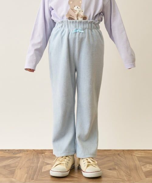 Lycee mine / リセマイン その他パンツ | やみつきになる履き心地ニットコールパンツ（サックス）