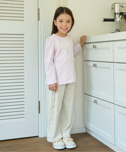 Lycee mine / リセマイン その他パンツ | 【毛玉バイバイ裏毛】サイドフリルワイドシルエットスウェットパンツ | 詳細17