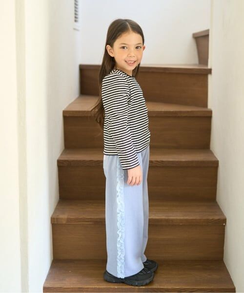 Lycee mine / リセマイン その他パンツ | 【毛玉バイバイ裏毛】サイドフリルワイドシルエットスウェットパンツ | 詳細26