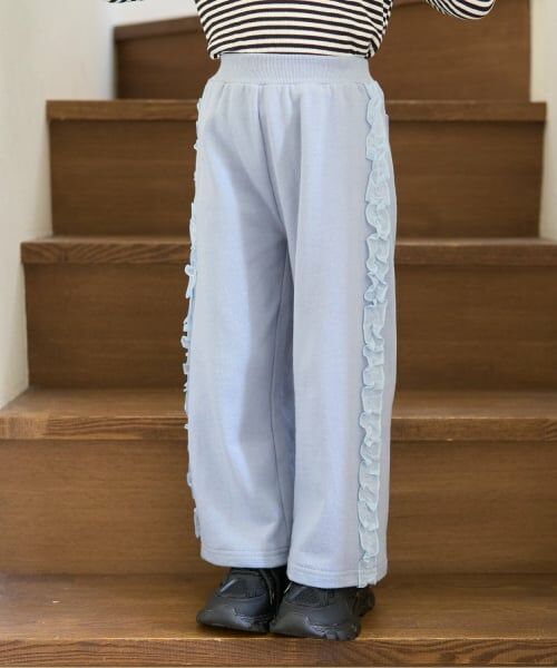 Lycee mine / リセマイン その他パンツ | 【毛玉バイバイ裏毛】サイドフリルワイドシルエットスウェットパンツ | 詳細27