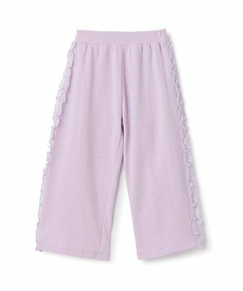 Lycee mine / リセマイン その他パンツ | 【毛玉バイバイ裏毛】サイドフリルワイドシルエットスウェットパンツ | 詳細4