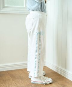 Lycee mine / リセマイン その他パンツ | 【セットアップ可】【毛玉バイバイ裏毛】リボンラインワイドパンツ