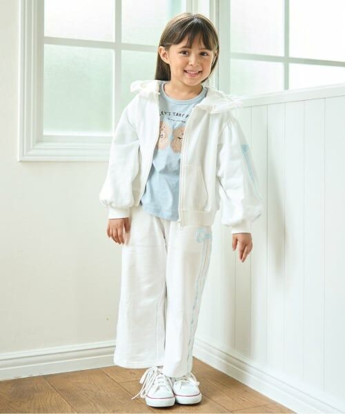 Lycee mine / リセマイン その他パンツ | 【セットアップ可】【毛玉バイバイ裏毛】リボンラインワイドパンツ | 詳細17