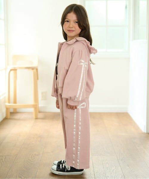 Lycee mine / リセマイン その他パンツ | 【セットアップ可】【毛玉バイバイ裏毛】リボンラインワイドパンツ | 詳細20