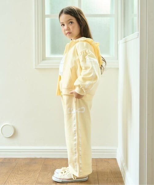 Lycee mine / リセマイン その他パンツ | 【セットアップ可】【毛玉バイバイ裏毛】リボンラインワイドパンツ | 詳細24