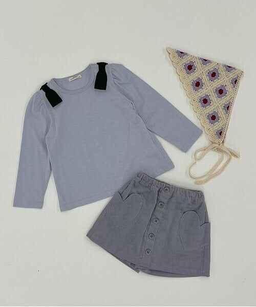 Lycee mine / リセマイン ミニ・ひざ丈スカート | ハートポケットコーデュロイスカパン | 詳細16