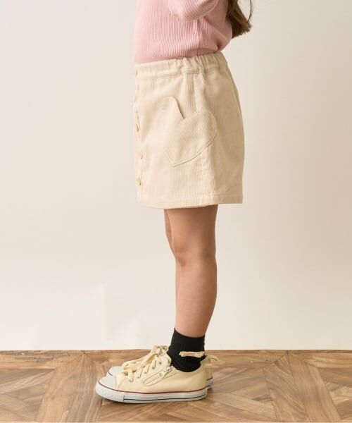 Lycee mine / リセマイン ミニ・ひざ丈スカート | ハートポケットコーデュロイスカパン | 詳細20