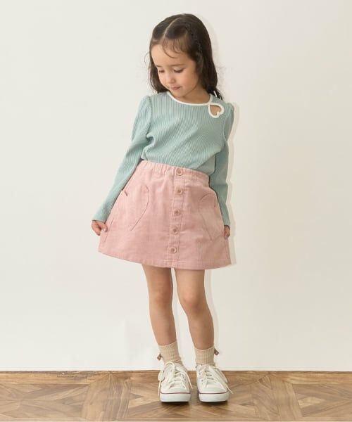 Lycee mine / リセマイン ミニ・ひざ丈スカート | ハートポケットコーデュロイスカパン | 詳細25