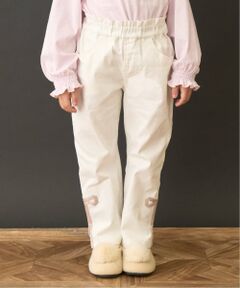Lycee mine / リセマイン その他パンツ | 飾りリボンサイドスリットストレッチパンツ