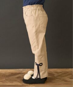 Lycee mine / リセマイン その他パンツ | 飾りリボンサイドスリットストレッチパンツ