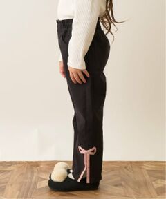 Lycee mine / リセマイン その他パンツ | 飾りリボンサイドスリットストレッチパンツ