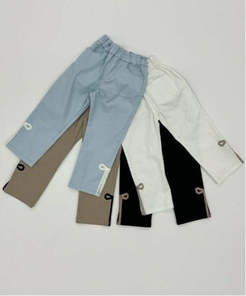 Lycee mine / リセマイン その他パンツ | 飾りリボンサイドスリットストレッチパンツ | 詳細15