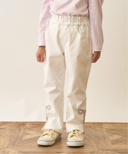 Lycee mine / リセマイン その他パンツ | 飾りリボンサイドスリットストレッチパンツ | 詳細19