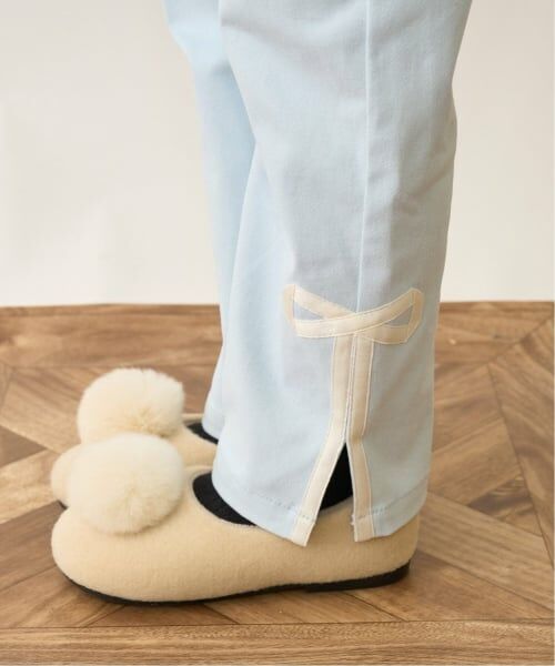 Lycee mine / リセマイン その他パンツ | 飾りリボンサイドスリットストレッチパンツ | 詳細28