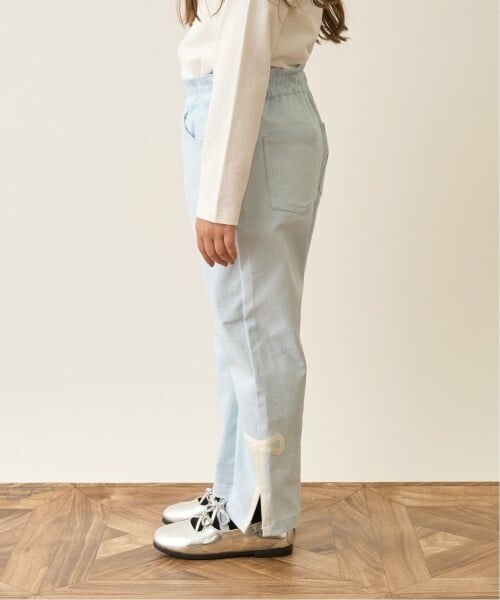 Lycee mine / リセマイン その他パンツ | 飾りリボンサイドスリットストレッチパンツ | 詳細30