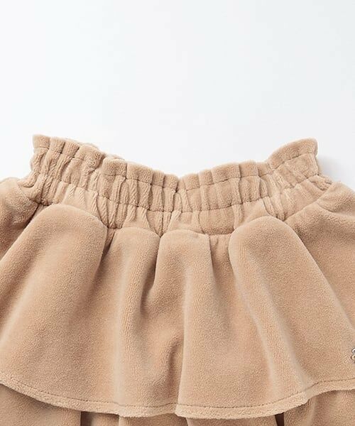 Lycee mine / リセマイン ミニ・ひざ丈スカート | 【もっちりベロア】【セットアップ可】ティアードスカート | 詳細7