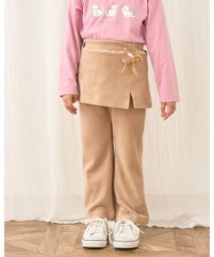 Lycee mine / リセマイン その他パンツ | 【もっちりベロア】【セットアップ可】スカート付きフレアパンツ