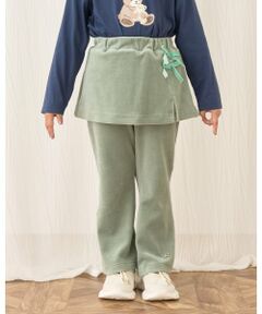 Lycee mine / リセマイン その他パンツ | 【もっちりベロア】【セットアップ可】スカート付きフレアパンツ