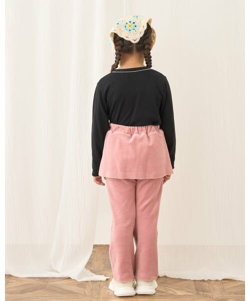 Lycee mine / リセマイン その他パンツ | 【もっちりベロア】【セットアップ可】スカート付きフレアパンツ | 詳細19
