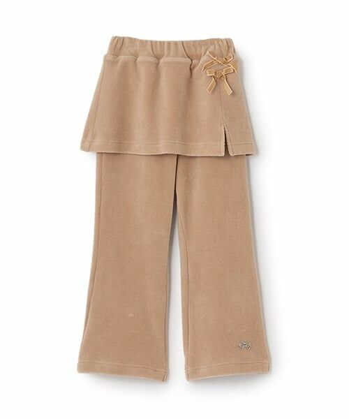 Lycee mine / リセマイン その他パンツ | 【もっちりベロア】【セットアップ可】スカート付きフレアパンツ | 詳細2