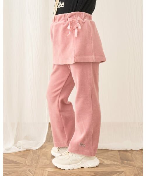 Lycee mine / リセマイン その他パンツ | 【もっちりベロア】【セットアップ可】スカート付きフレアパンツ | 詳細20