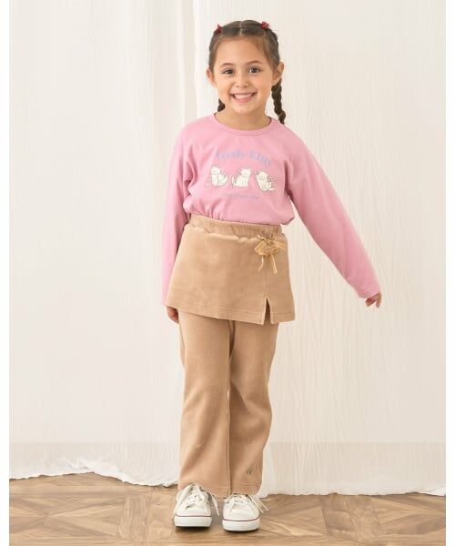 Lycee mine / リセマイン その他パンツ | 【もっちりベロア】【セットアップ可】スカート付きフレアパンツ | 詳細22