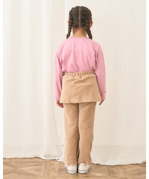 Lycee mine / リセマイン その他パンツ | 【もっちりベロア】【セットアップ可】スカート付きフレアパンツ | 詳細23