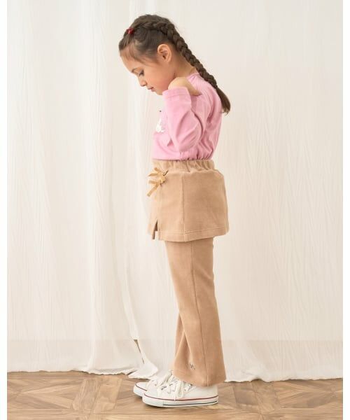 Lycee mine / リセマイン その他パンツ | 【もっちりベロア】【セットアップ可】スカート付きフレアパンツ | 詳細25