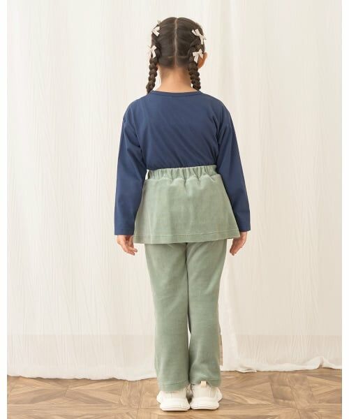 Lycee mine / リセマイン その他パンツ | 【もっちりベロア】【セットアップ可】スカート付きフレアパンツ | 詳細27