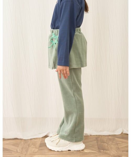 Lycee mine / リセマイン その他パンツ | 【もっちりベロア】【セットアップ可】スカート付きフレアパンツ | 詳細29